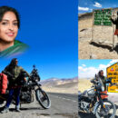 FIRST TELANGANA WOMAN TO REACH THE HIGHEST MOTORABLE  ROAD IN THE WORLD  