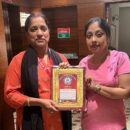 FIRST TELUGU RESIDENT OF QATAR TO PUBLISH A PADYA SATHAKAM TITTLED “ LALITHAA MAADHAVEEYAM”